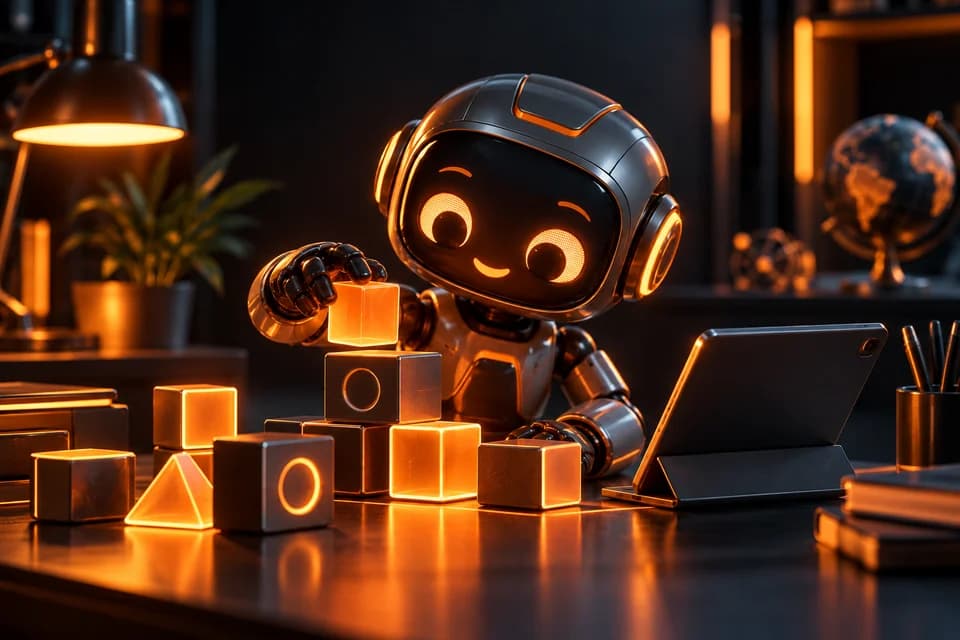Concept illustration for the AI Digital Ninja (Kids) course