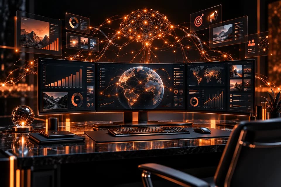Concept illustration for the AI Master course