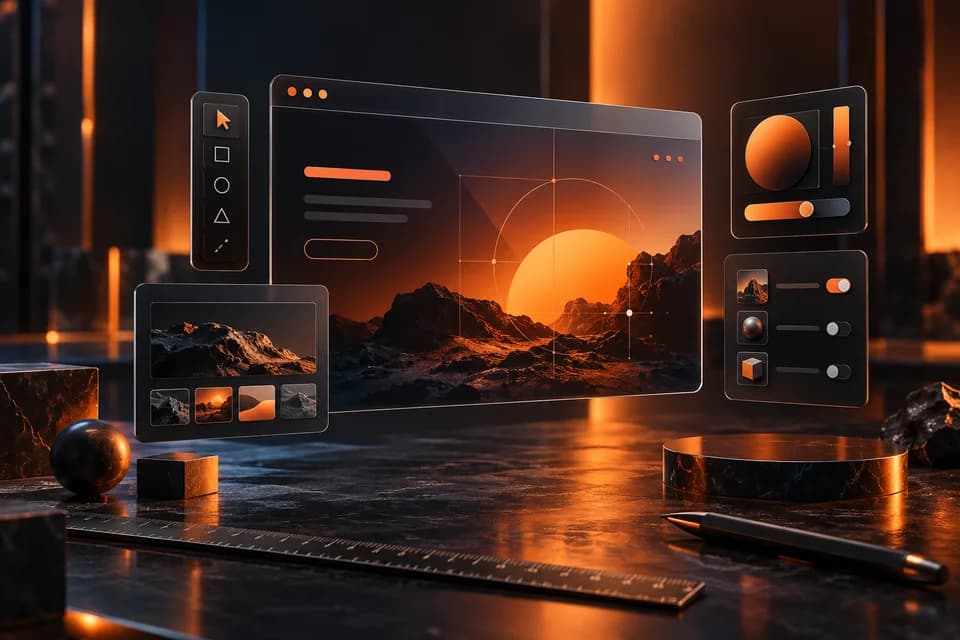 Concept illustration for the Frontend Development course